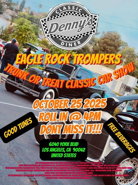 Eagle Rock Trompers Trunk Or Treat flyer 2025